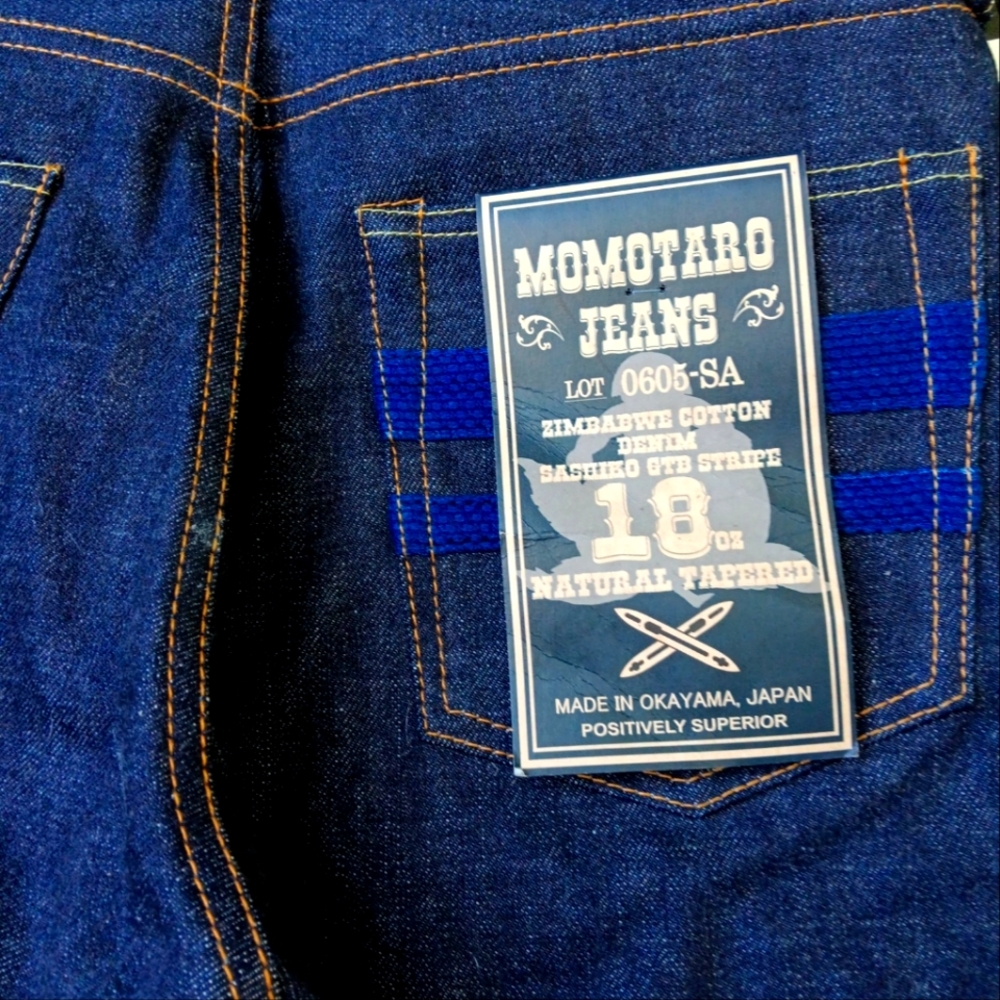 MOMOTARO JEANS, NEW W TAGS